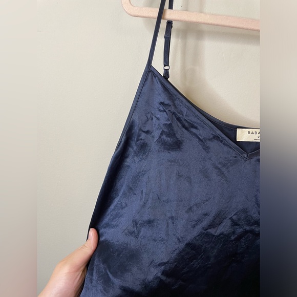 Aritzia Babaton Starboard Blue Everly Cami Minimalist Neutral Office - Picture 3 of 9